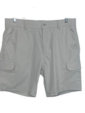 Brisira Mens Cargo Shorts Size 38 Tan New Lightweight Stretch Pockets